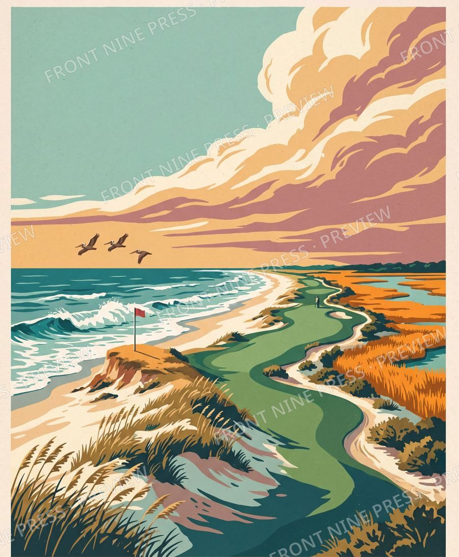 The Carolina Lowcountry poster art