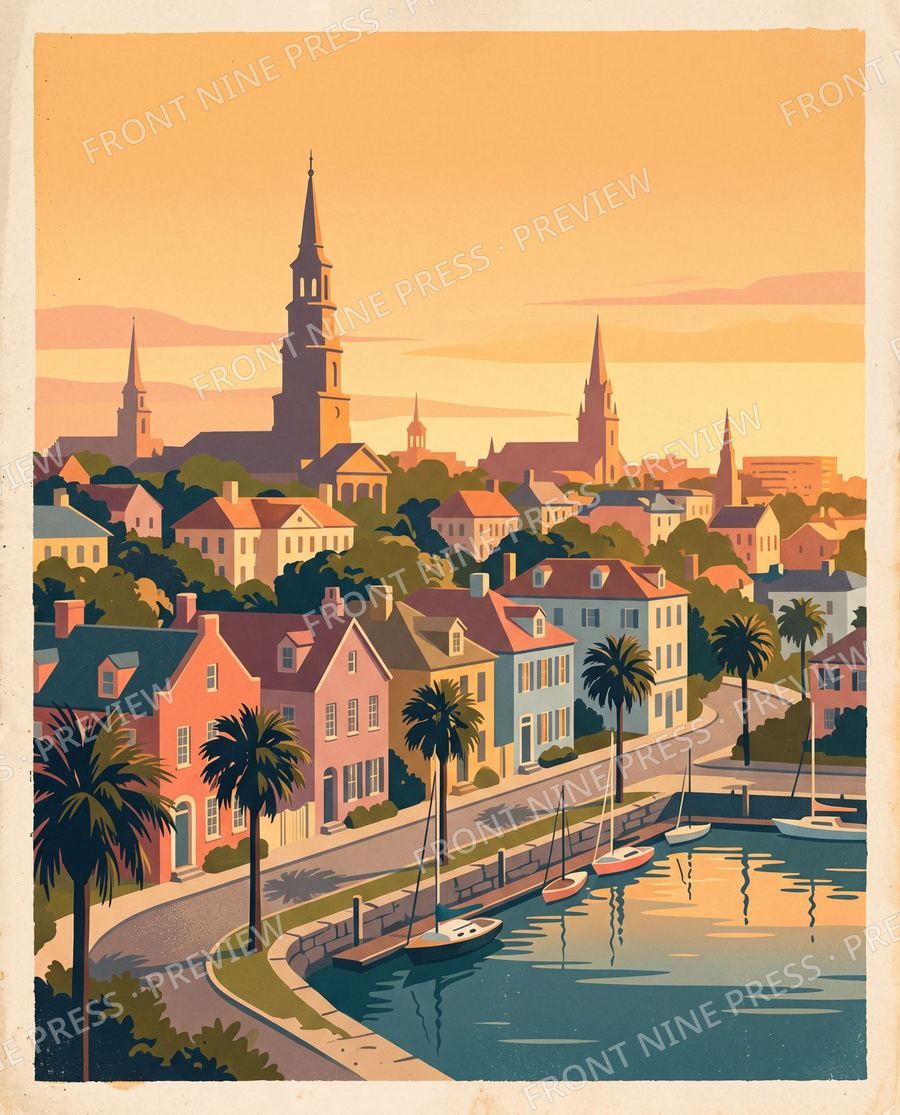 Charleston poster art