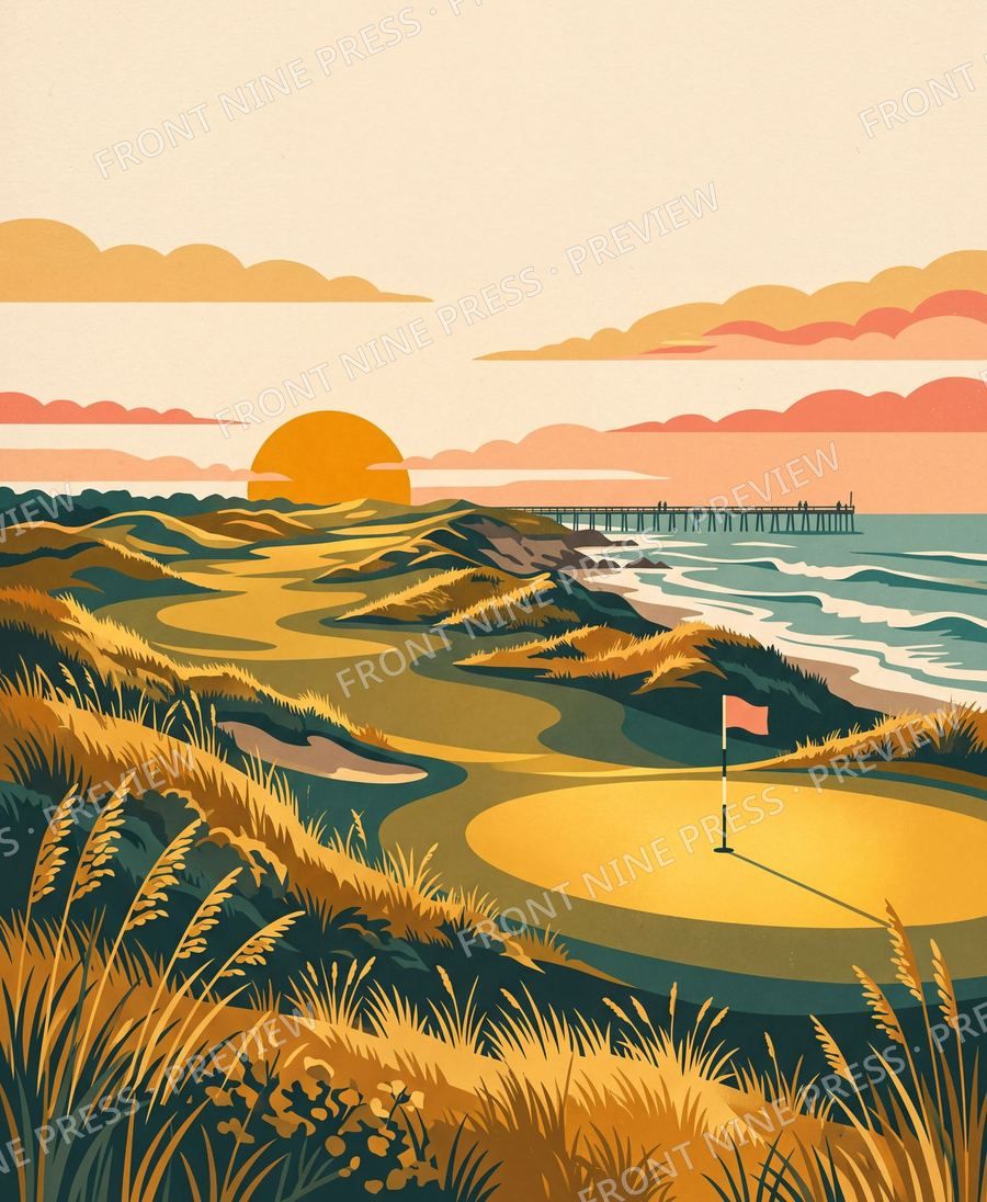 Golf landscape artwork