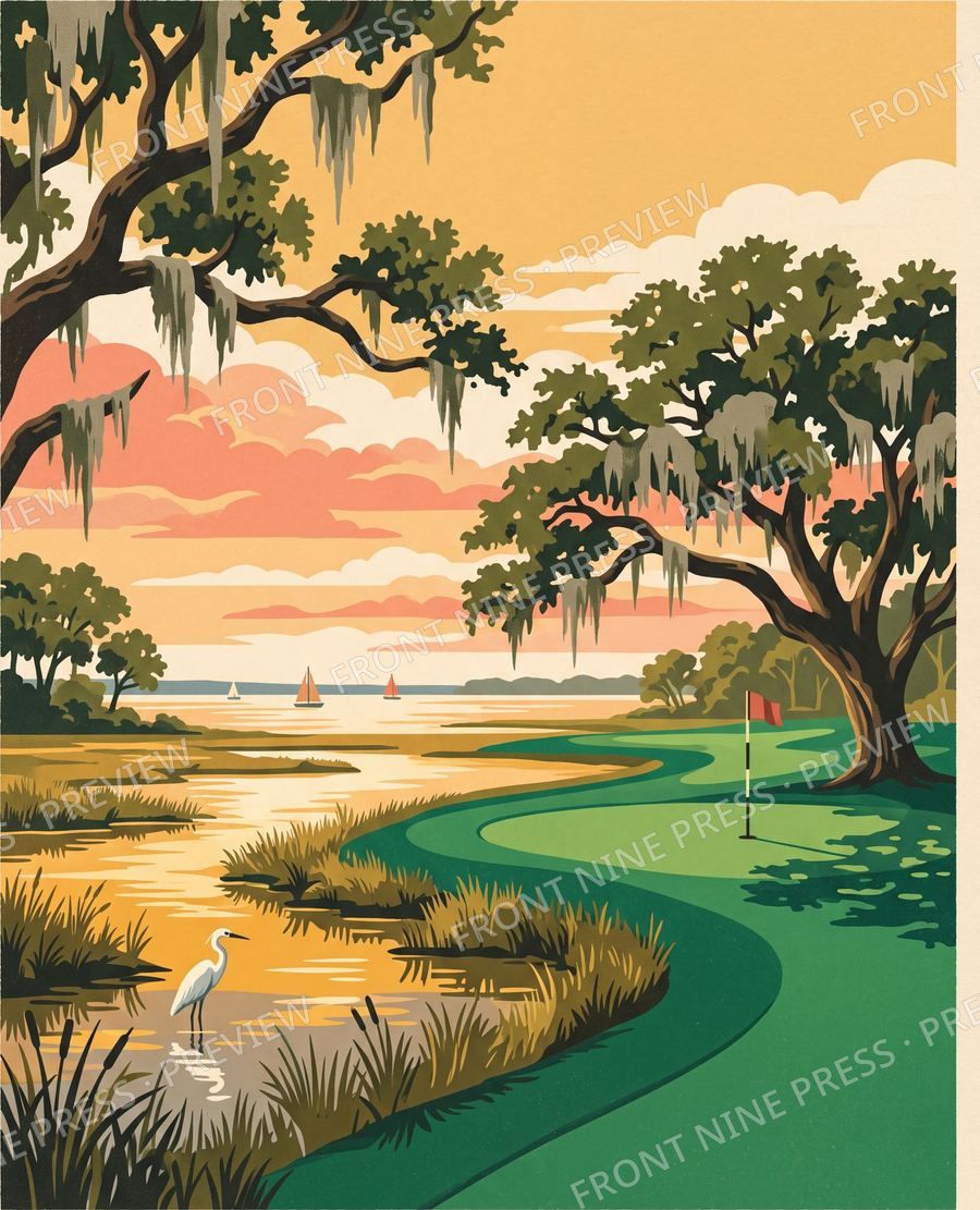 Hilton Head Island poster art