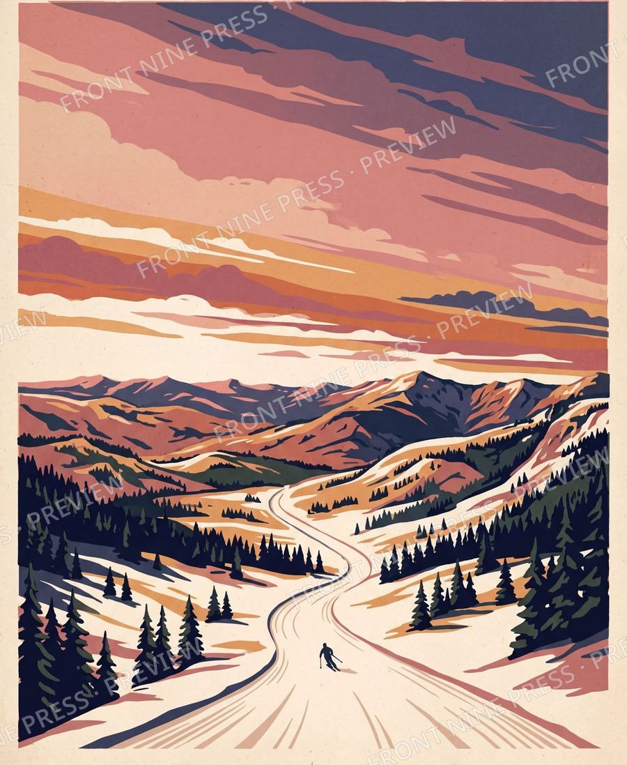 The Montana Rockies poster art