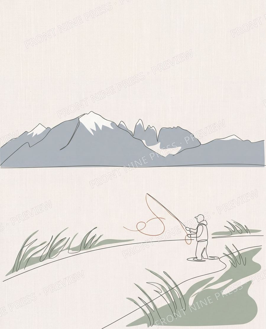 The Rivers of Patagonia Linen Links