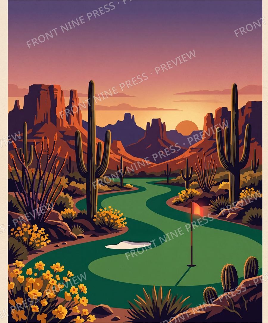 The Sonoran Desert poster art