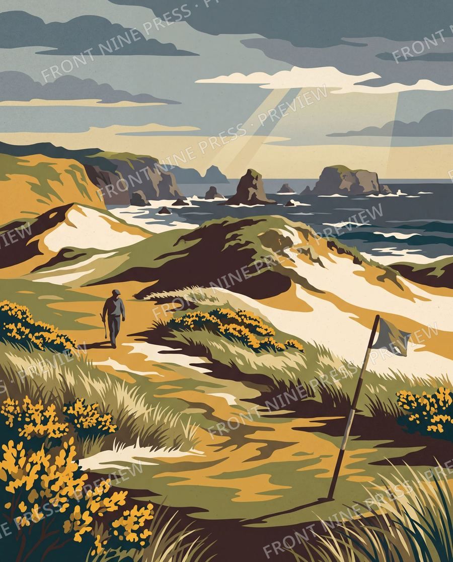 The Southern Oregon Coast poster art