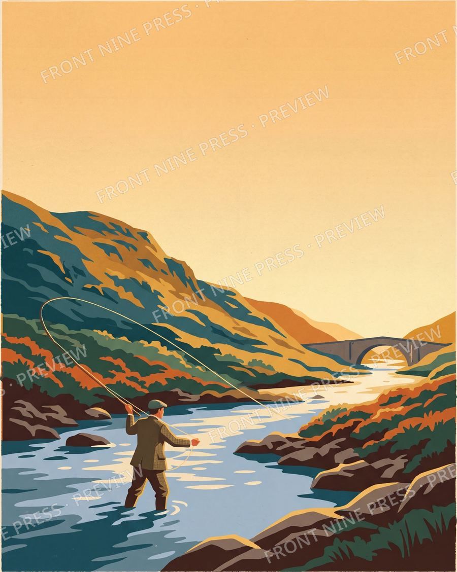 The River Spey poster art