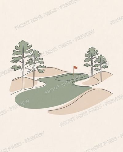 The Carolina Sandhills Linen Links