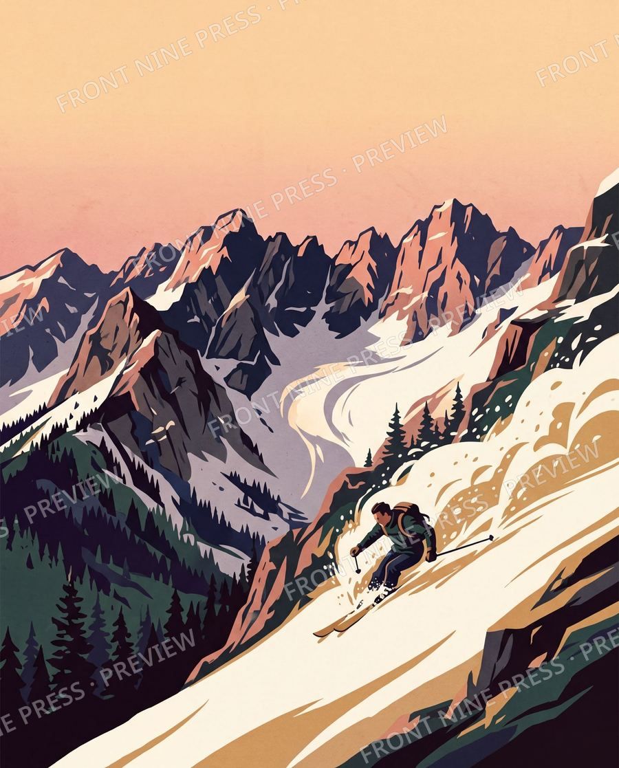 The Wasatch Range poster art
