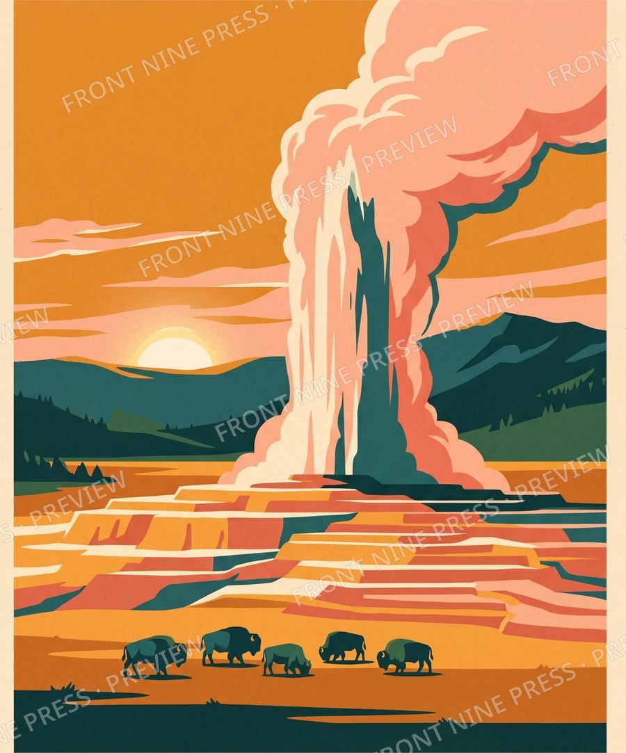 Yellowstone poster art